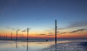 Lichtspiele beim Sonnenuntergang nordsee wattenmeer